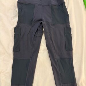 ALO Navy Cargo Leggings